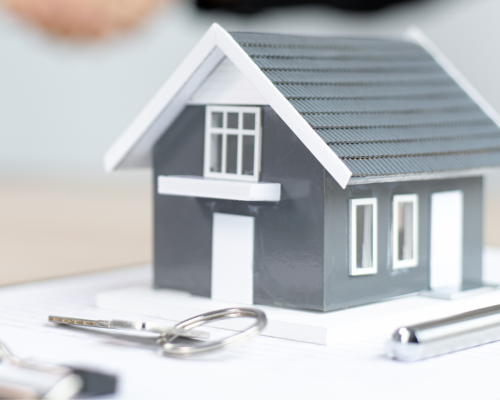 House model and key representing deposit bonds NSW benefits.