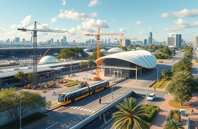 Sydney Metro train station representing the infrastructure corridors potentially influencing property values in 2026.