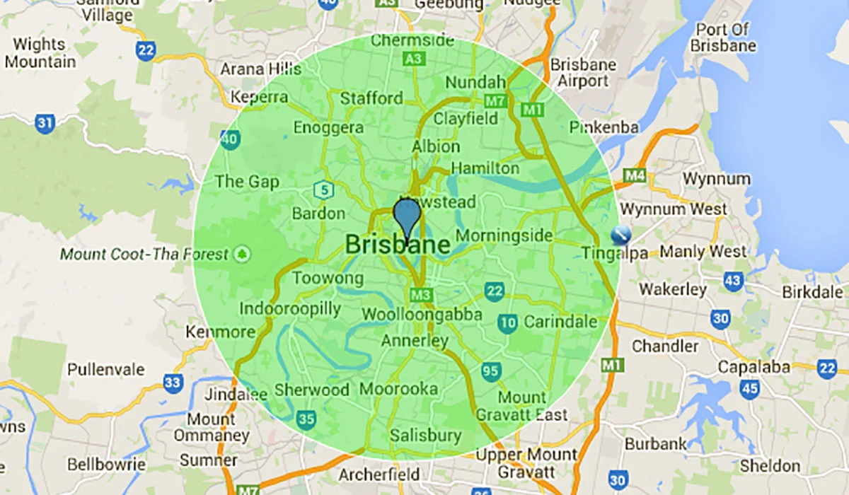 Brisbane middle ring suburbs map highlighting best investment areas 10-20km from CBD for 2026 growth.