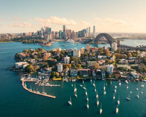 Sydney city skyline panorama representing Australia's most competitive residential property market
